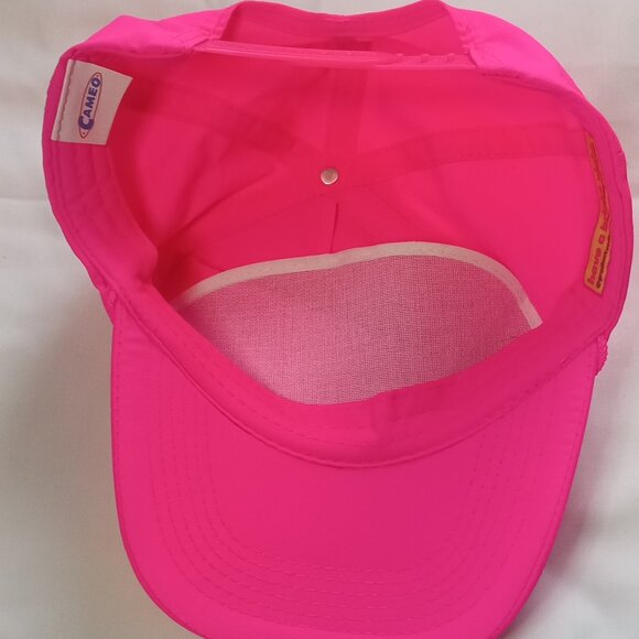 Responsible Adult Gradient Beverages Bright Pink Cap Hat for Women by CAMEO, NEW - Picture 3 of 4